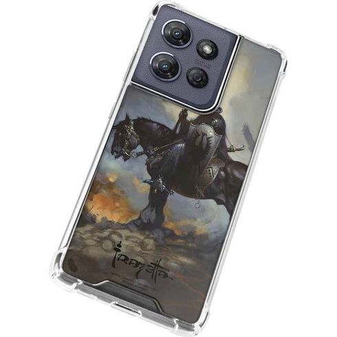 Death Dealer on Horseback by Frazetta Moto G Play 5G (2025) Clear Case